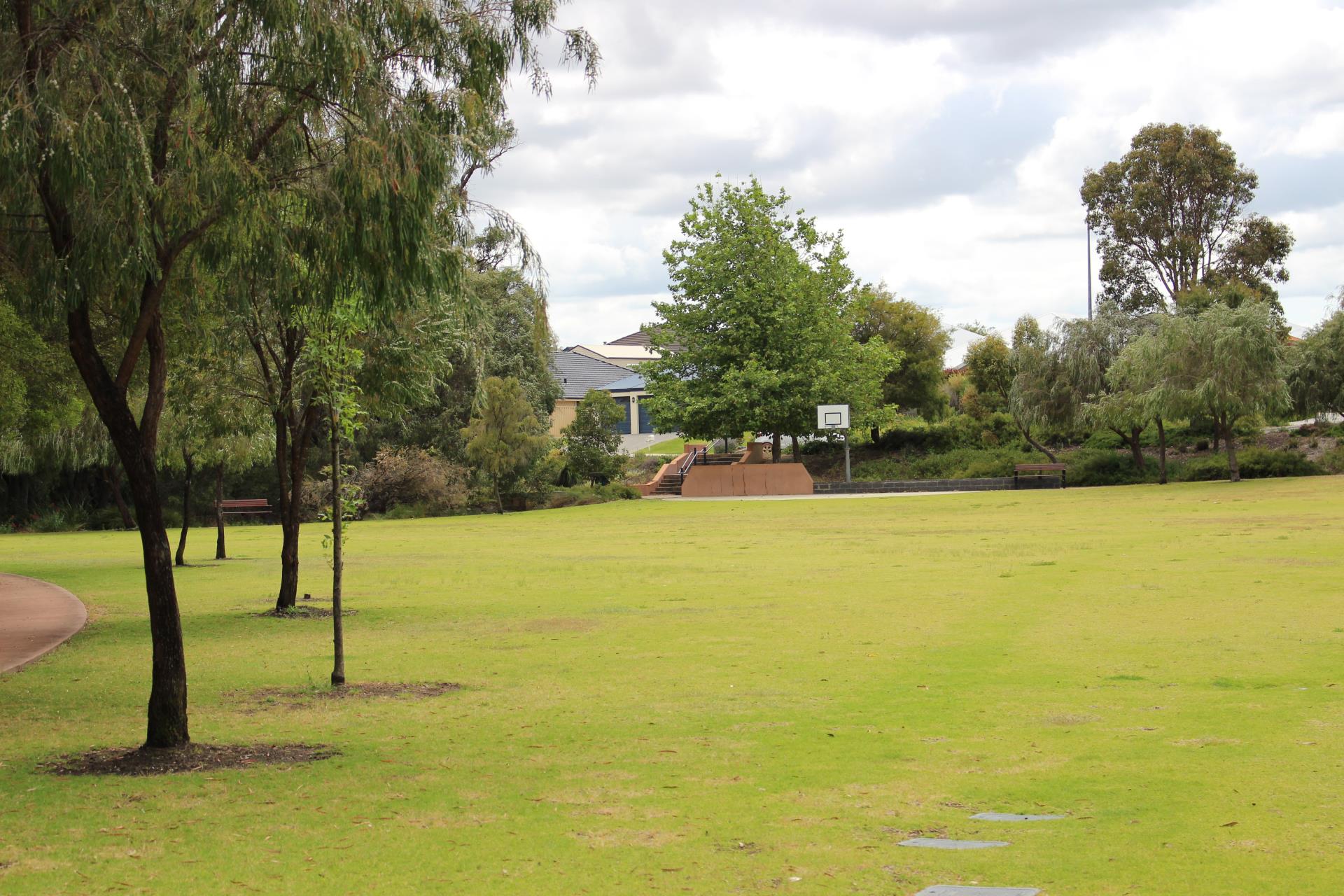 Large grassed area