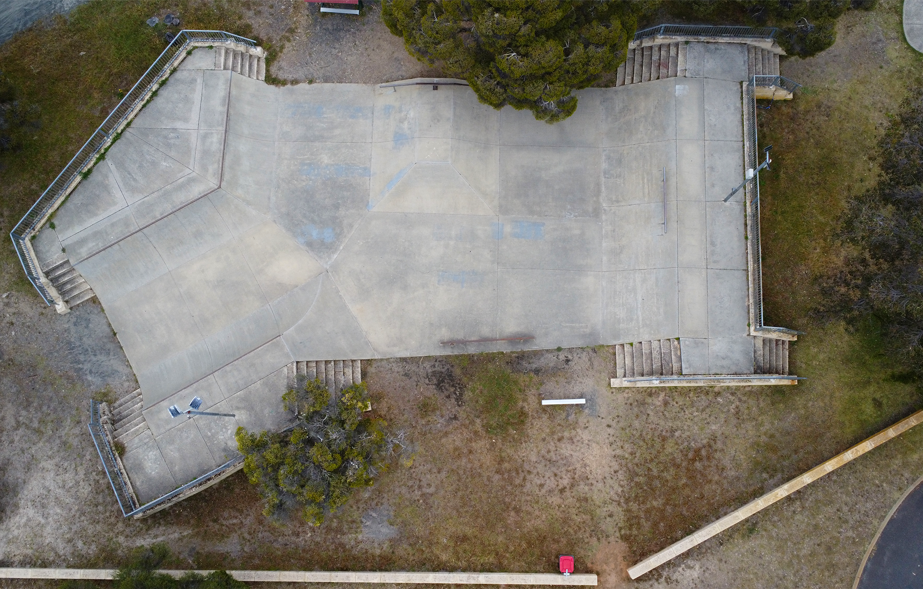 Aerial of Gelorup Skatepark